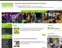 Tablet Screenshot of popp.powiat.pszczyna.pl